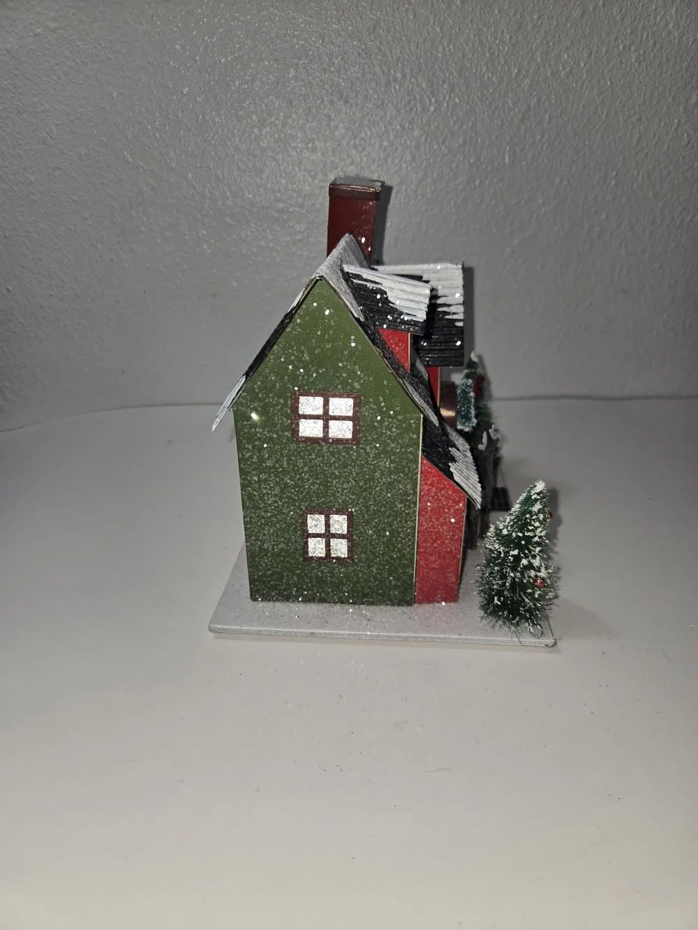 Northlight Seasonal LED lit Holiday Tartan House Christmas Decoration - Tested